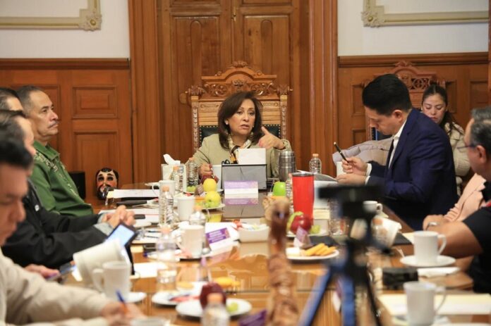 Encabeza Gobernadora Lorena Cuéllar Mesa de Atención de Incendios- AlternativaTlx 
