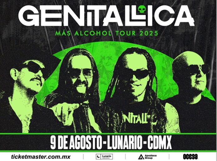 Genitallica armará una noche llena de estruendosos guitarrazos y fiesta asegurada - AlternativaTlx
