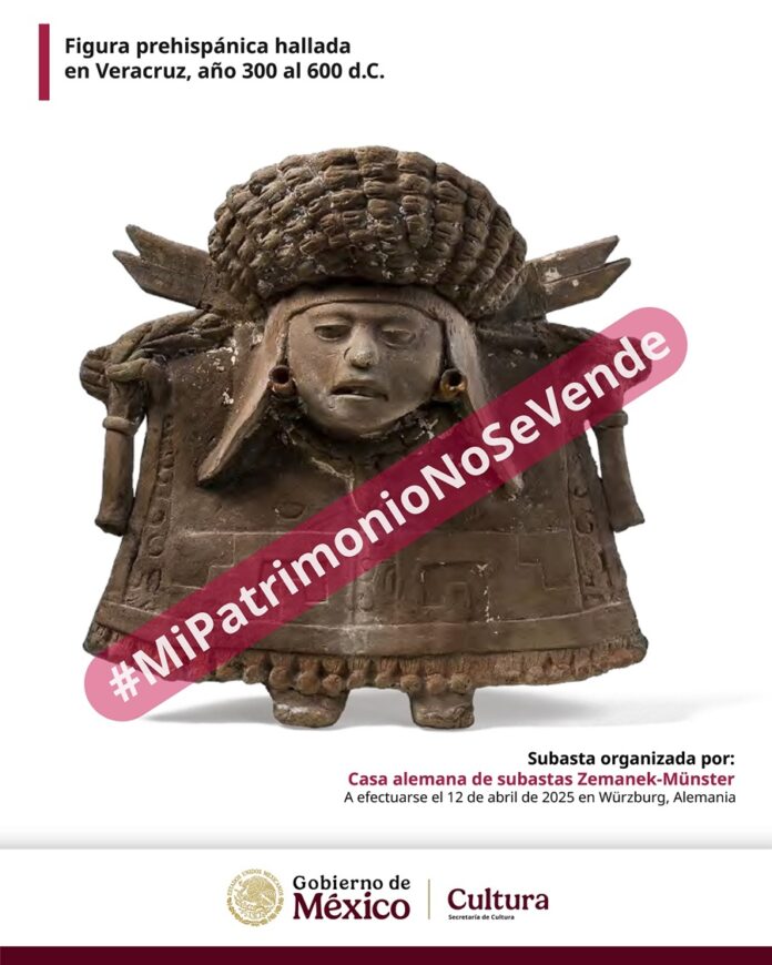 Mi patrimonio no se vende web La Secretaría de Cultura del Gobierno de México Condena Subasta con Patrimonio Cultural Mexicano - AlternativaTlx