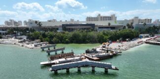 Puente Vehicular Nichupté, que conectará a Cancún con la Zona Hotelera, registra un Avance del 77.8% - AlternativaTlx