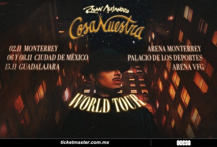Rauw Alejandro anuncia la gira por Latinoamérica de su aclamado Cosa Nuestra World Tour - AlternativaTlx