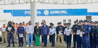 Reconoce el Presidente Salvador Santos Cedillo Compromiso de Policías de Huamantla con la Entrega de Estímulos Económicos- AlternativaTlx 