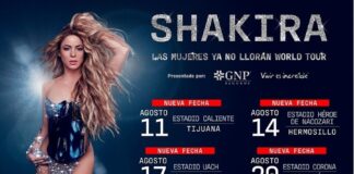 Shakira llevará Las Mujeres Ya No Lloran World Tour a Tijuana, Hermosillo, Chihuahua y Torreón - AlternativaTlx