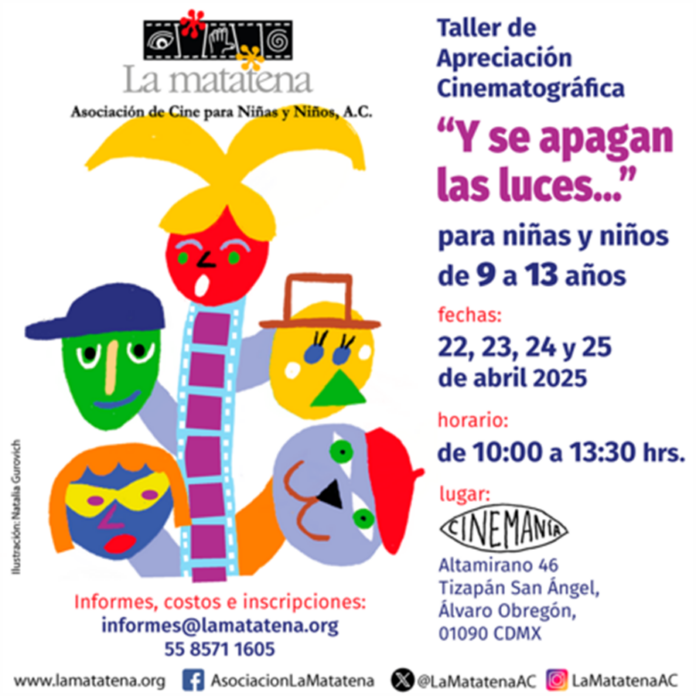 Taller de apreciación cinematográfica “Y se apagan las luces…” - AlternativaTlx