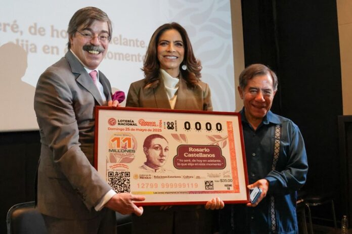 A 100 Años de su Natalicio, Sre, SEP, INEHRM y Lotería Nacional rinden Homenaje a Rosario Castellanos con Billete Conmemorativo - AlternativaTlx