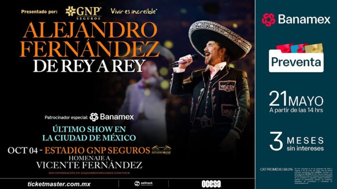 Alejandro Fernández: De Rey a Rey, un homenaje a Vicente Fernádez - AlternativaTlx