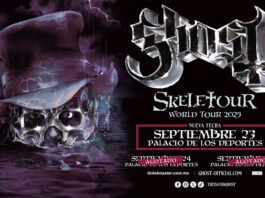 Debido a la abrumadora demanda, Ghost añade una fecha más de su Skeletour World Tour 2025 en la CDMX - AlternativaTlx