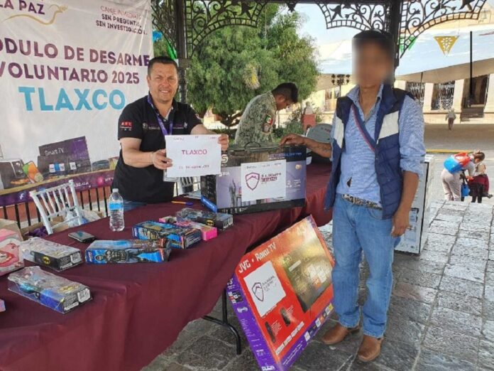 Desarman SESESP y SEDENA 50 Hogares con Campaña Voluntaria “Sí al Desarme, Sí a la Paz”- AlternativaTlx 