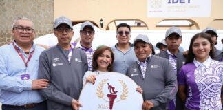 Encabeza Gobernadora Abanderamiento de la Delegación Tlaxcalteca Rumbo a la Olimpiada Nacional CONADE 2025- AlternativaTlx 