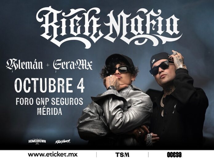 La Rich Mafia de Alemán y Gera MX, dos titanes del rap, se hará presente en ​Mérida - AlternativaTlx