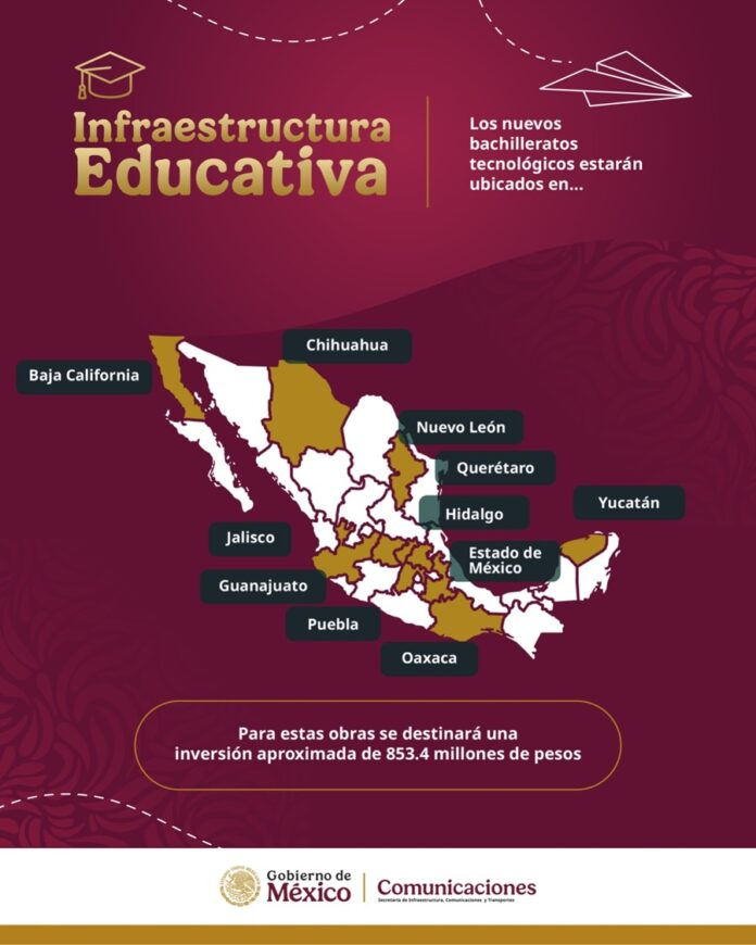 La SICT construirá 17 Planteles de Bachillerato Tecnológico en 11 Estados del País - AlternativaTlx