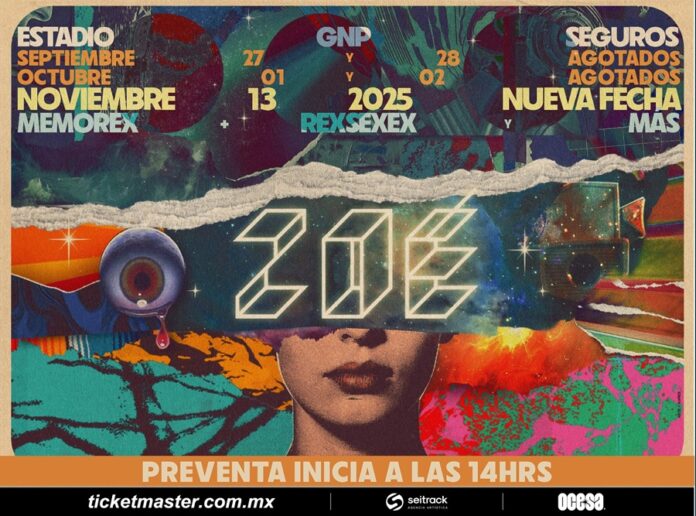 La banda se convierte en la primera agrupación de rock latino en ofrecer 5 presentaciones consecutivas en el Estadio GNP Seguros - AlternativaTlx