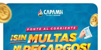 Lanza CAPAMH Campaña de Regularización con Condonación del 100% en Multas y Recargos Durante Mayo- AlternativaTlx 