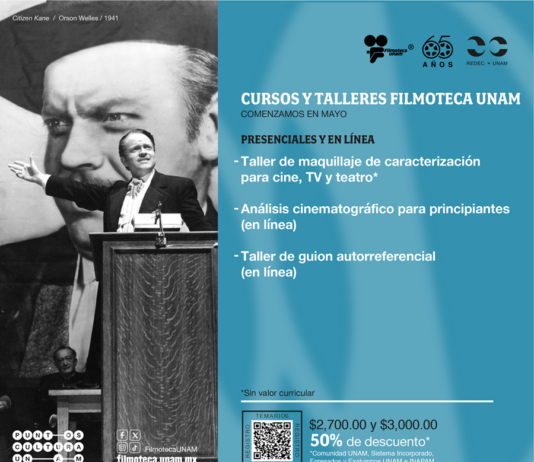 Nuevos cursos de cine de Filmoteca UNAM - AlternativaTlx
