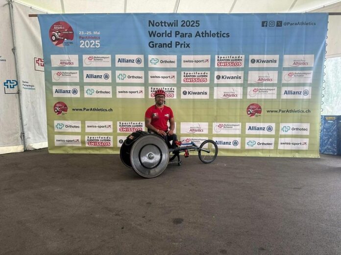 Obtiene Leonardo de Jesús Dos Bronces en el Grand Prix Mundial se para Atletismo 2025 Nottwil, Suiza- AlternativaTlx 