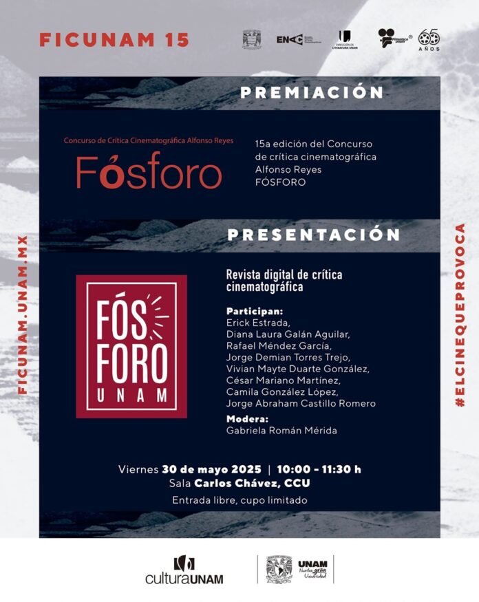 Presentación de la Primera Revista Digital de Crítica Cinematográfica de la UNAM - AlternativaTlx