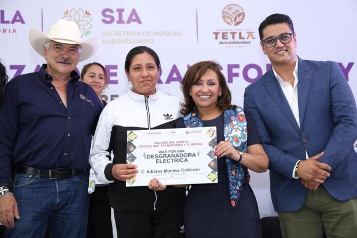 Reconoce Gobernadora a Mujeres del Campo; Entrega Equipo a Productoras Agrícolas- AlternativaTlx 