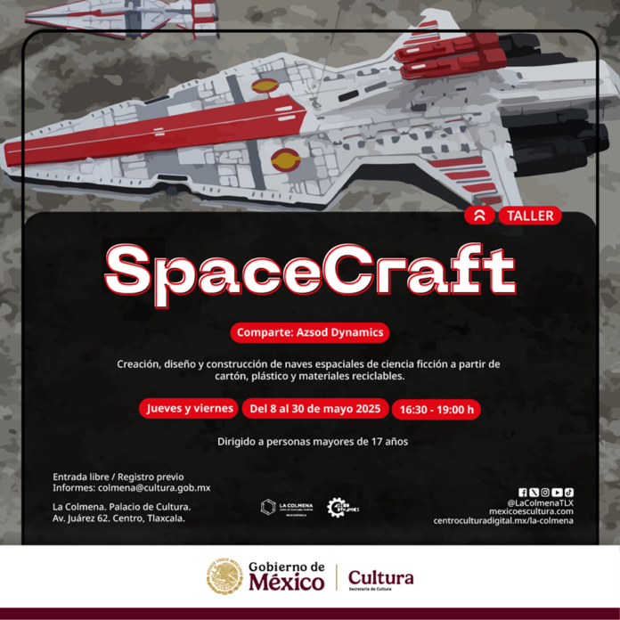 Spacecraft, Taller de Creación de Naves de Ciencia Ficción en la Colmena - AlternativaTlx