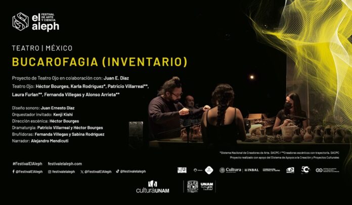 Teatro Ojo presenta “Bucarofagia (inventario)”, una alucinación escénica en el marco de El Aleph - AlternativaTlx