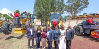 Presencia Gobernadora Entrega de Maquinaria de Construcción para Obra Hídrica de Apizaco- AlternativaTlx