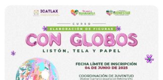 Acerca Gobierno de Huamantla a la Ciudadanía Curso de ICATLAX para Aprender a Decorar Globos con Listón y Tela- AlternativaTlx 