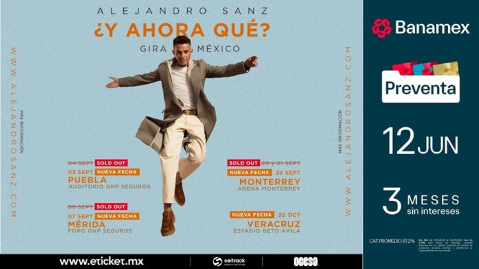 Alejandro Sanz no tiene límite y agrega nuevas fechas a su gira - AlternativaTlx