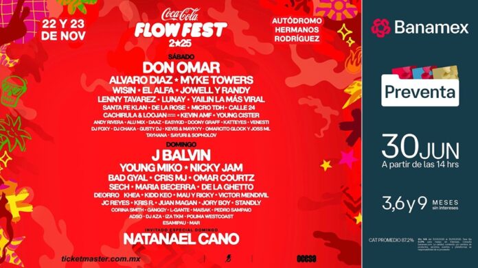 Coca-Cola Flow Fest Revela su Lineup para la Edición 2025 - AlternativaTlx