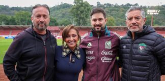 Convive Gobernadora con Selección Nacional Femenil que Jugará este Martes contra su Similar de Uruguay- AlternativaTlx 
