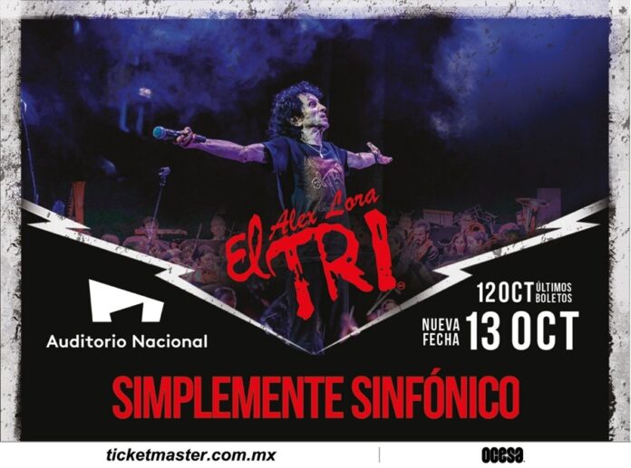 El Tri confirma Nueva Fecha de su Show Simplemente Sinfónico en el Auditorio Nacional - AlternativaTlx