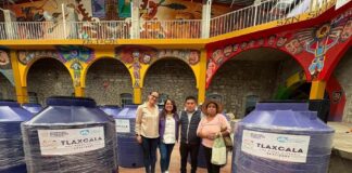 Entrega Secretaría de Bienestar 140 Tinacos a Familias de Tepeyanco y Xaltocan- AlternativaTlx 