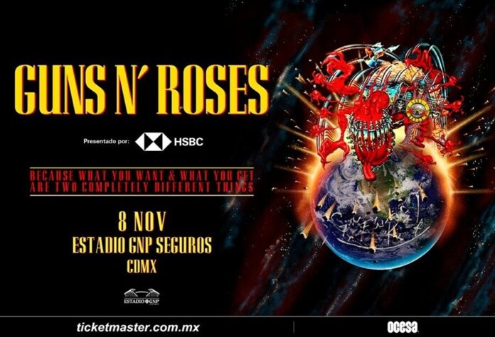 Las Leyendas del Rock and Roll Guns N’ Roses Anuncian 2ª Etapa de su Gira 2025 - AlternativaTlx