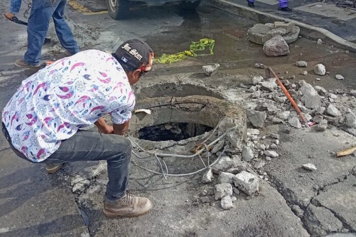 Mejora CAPAMH Infraestructura Sanitaria en Huamantla con Trabajos de Mantenimiento en Calle Bravo- AlternativaTlx 