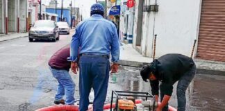 Normaliza la CAPAMH Servicio de Agua Potable en Calles de la Zona Centro de Huamantla- AlternativaTlx 