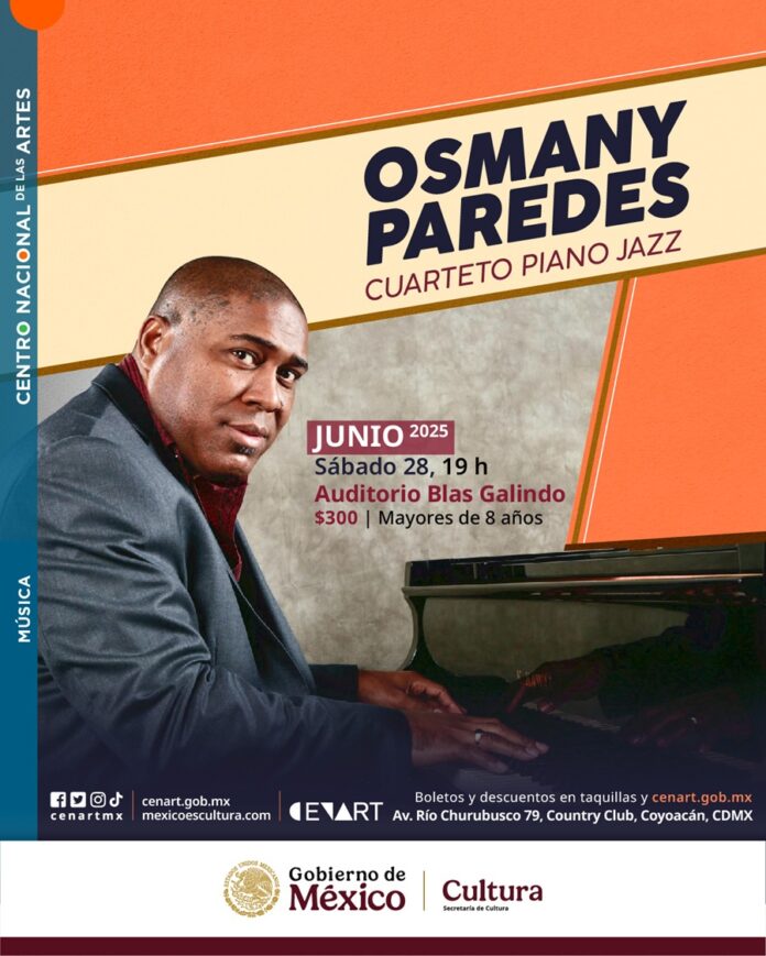 Osmany Paredes Celebrará sus Raíces Afrocubanas con un Concierto Especial en el CENART - AlternativaTlx