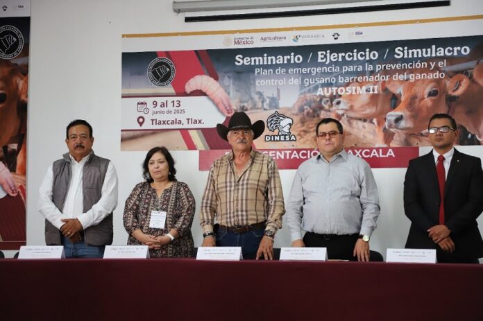 Realizan SIA y SADER Simulacro para la Prevención del Gusano Barrenador del Ganado- AlternativaTlx 