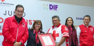 Reconoce Gobernadora Lorena Cuéllar Labor de Socorristas de Tlaxcala y Reafirma Compromiso con la Cruz Roja- AlternativaTlx