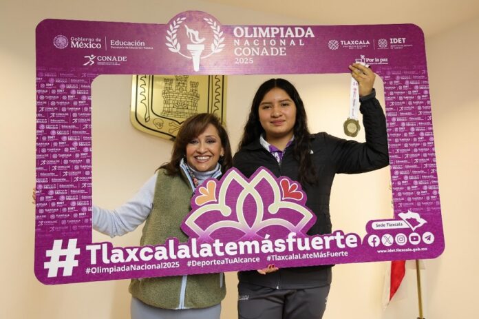 Reconoce Gobernadora a Natalia Padilla por su Medalla de Oro en Olimpiada Nacional- AlternativaTlx Reconoce Gobernadora a Natalia Padilla por su Medalla de Oro en Olimpiada Nacional- AlternativaTlx