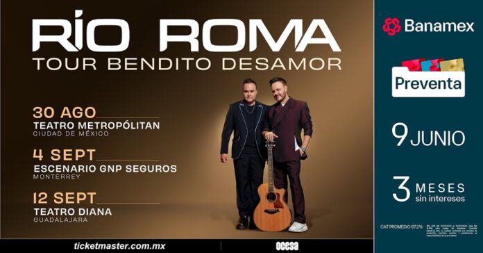 Río Roma anuncia su nuevo tour en México - AlternativaTlx
