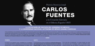 Se Anuncia la Convocatoria al Premio Internacional Carlos Fuentes a la Creación Literaria en el Idioma Español 2025 - AlternativaTlx