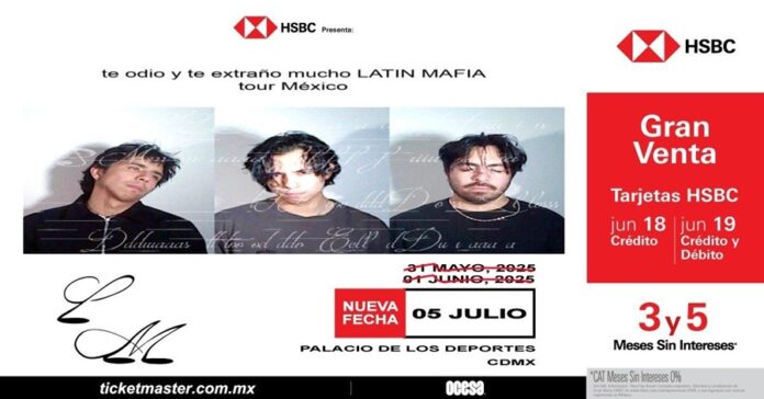 Tras dos sold outs, Latin Mafia anuncia su tercera fecha en Palacio de los Deportes - AlternativaTlx
