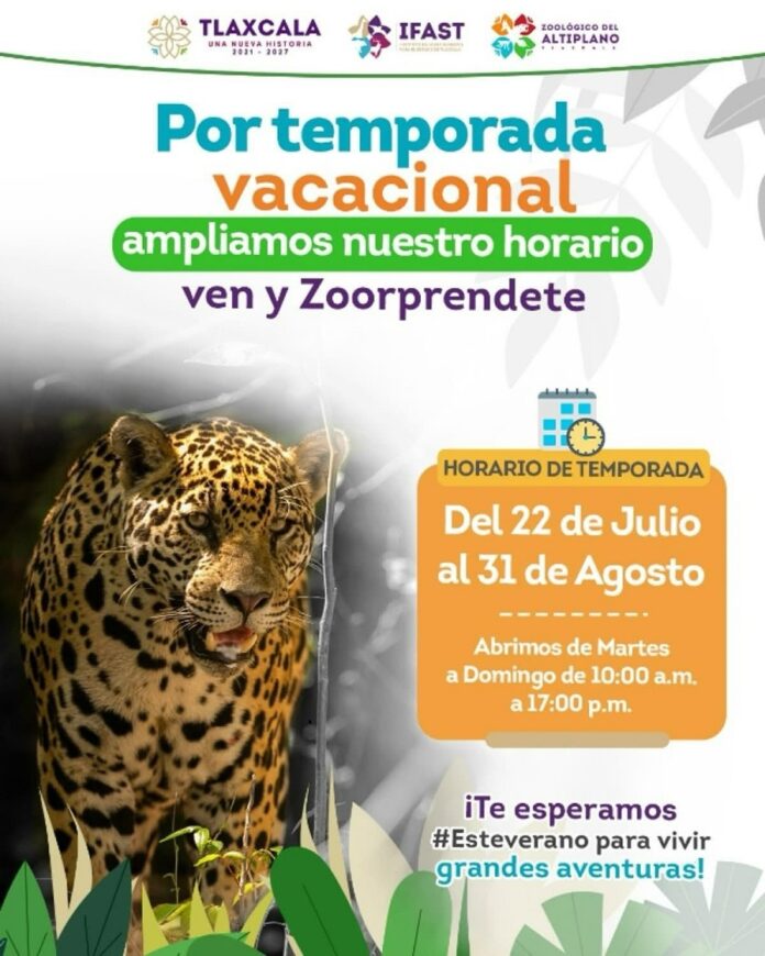 Amplía Zoológico del Altiplano Horario de Atención por Periodo Vacacional- AlternativaTlx 