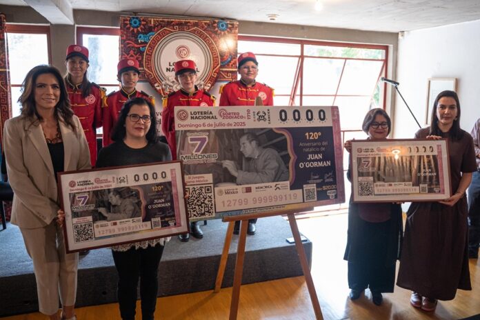Develan Billete de Lotería Nacional para Reconocer El Legado de Juan O'gorman - AlternativaTlx