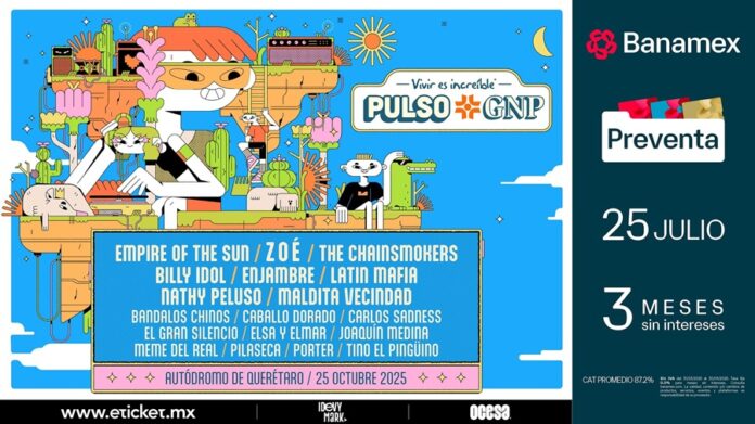 El Festival Pulso GNP vuelve a Latir con su Edición 2025 - AlternativaTlx