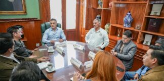 El Presidente Municipal de Tlaxcala Alfonso Sánchez García Encabeza Mesa de Trabajo con Autoridades del Gobierno Estatal para Atender Drenaje Pluvial en la Capital- AlternativaTlx