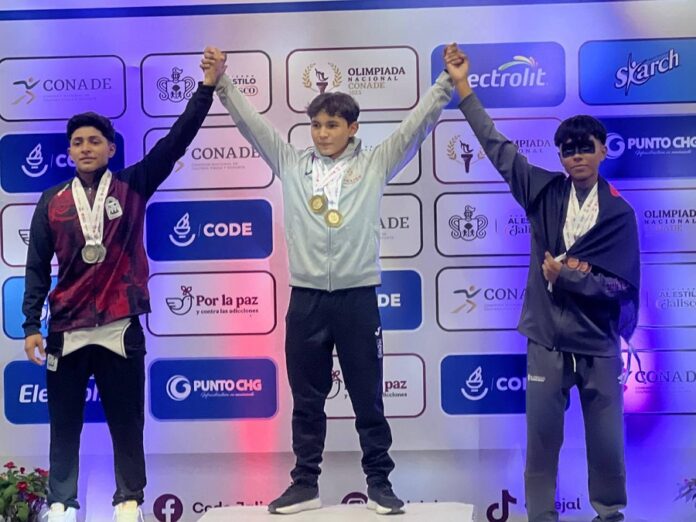 Fabián Gabriel Cázares Gana Tres Medallas de Bronce en Halterofilia en la Olimpiada Nacional- AlternativaTlx 