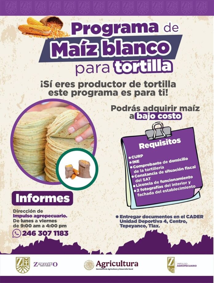 Gobierno de Zacatelco Lanza Programa para Adquirir Maíz a Bajo Costo- AlternativaTlx Gobierno de Zacatelco Lanza Programa para Adquirir Maíz a Bajo Costo- AlternativaTlx