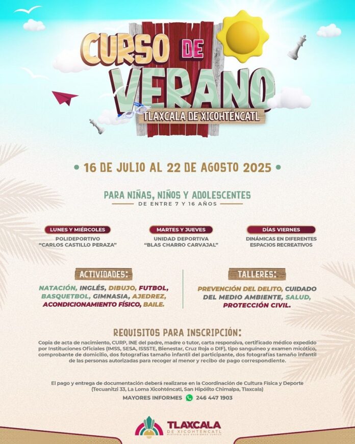 Invita Alfonso Sánchez García al Curso de Verano del Ayuntamiento de Tlaxcala 2025- AlternativaTlx 