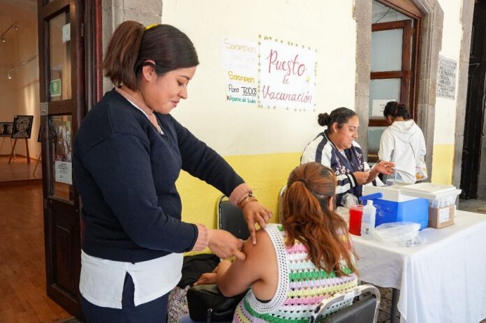 Invita Ayuntamiento de Tlaxcala a la Ciudadanía a Vacunarse Contra el Sarampión en Módulo de la SESA- AlternativaTlx 