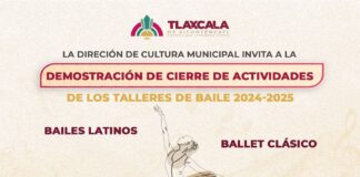 Invita la Dirección de Cultura de la Capital al Cierre de Talleres de Baile y de Artes Plásticas 2024-2025- AlternativaTlx 