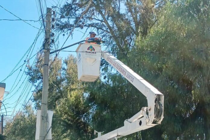 Mejora Ayuntamiento de Tlaxcala Alumbrado Público en Bulevar del Maestro, La Loma y Zona de Artesanías- AlternativaTlx 